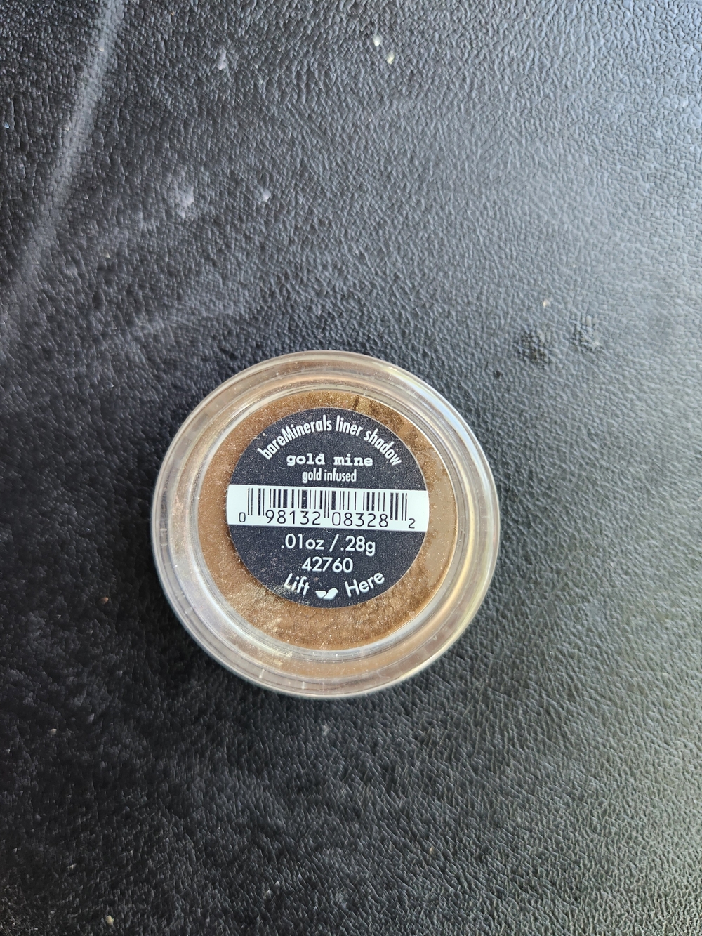bareMinerals Liner Shadow Gold Mine Gold Infused .28g Sealed New